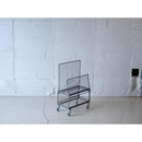 ダンボール収納ラック ストッカー 収納ワゴン 段ボール おしゃれ キャスターつき 倉庫 事務所 作業場 サイドワゴン インダストリアル 【納期B】【lic-nit-0031】