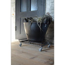 トロリー 収納 ラック キャスター付き 土台 台車 おしゃれ インダストリアル 靴 シューズラック スチール 小物置き ディスプレイラック 【納期B】【lic-nit-0032】