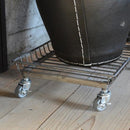 トロリー 収納 ラック キャスター付き 土台 台車 おしゃれ インダストリアル 靴 シューズラック スチール 小物置き ディスプレイラック 【納期B】【lic-nit-0032】