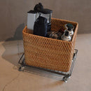 トロリー 収納 ラック キャスター付き 土台 台車 おしゃれ インダストリアル 靴 シューズラック スチール 小物置き ディスプレイラック 【納期B】【lic-nit-0032】