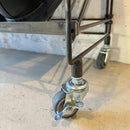 シューズラック 8足 4段 靴 収納 ワイヤーラック キャスター おしゃれ シンプル 北欧 玄関 エントランス インダストリアル 無骨 無機質 【納期B】【lic-nit-0033】