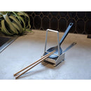 鍋蓋スタンド 鍋ブタ 鍋ぶた フタ お玉 キッチンツール 収納 ラック 菜箸 スパチュラ 真名板 まな板置き シンプル スタイリッシュ キッチン 台所 収納 【納期B】【lic-nit-0034】