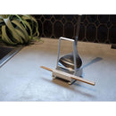 鍋蓋スタンド 鍋ブタ 鍋ぶた フタ お玉 キッチンツール 収納 ラック 菜箸 スパチュラ 真名板 まな板置き シンプル スタイリッシュ キッチン 台所 収納 【納期B】【lic-nit-0034】