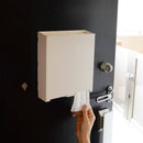 マスク収納ケース 50枚 収納 大容量 マスク入れ マスクケース マスク収納ボックス マグネット 磁石 スチール面 貼りつけ 壁掛け シンプル おしゃれ インテリア 【納期B】【lic-nit-0035】