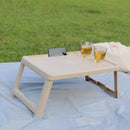 サイドテーブル 折りたたみ 折畳み ミニ 折れ脚 屋外 キャンプ アウトドア バーベキュー 物置き台 日本製 コンパクト 省スペース 収納 【納期B】【lic-nit-0037】