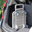 キャリーカート 台車 折りたたみ 折畳み コンパクト スリム 省スペース 収納 ハンドル 伸縮式 運搬 カート キャリー 家庭用 アウトドア キャンプ 屋外 おしゃれ 【納期B】【lic-nit-0039】