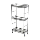 シェルフ 棚 収納 オープンラック ワイヤー スチール キャスター付き インダストリアル おしゃれ 無骨 ガレージ 車庫 オープンシェルフ 【納期B】【lic-nit-0044】