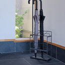 傘立て 傘たて 10本 収納 おしゃれ 家庭用 玄関 スチール ラック インダストリアル おしゃれ 無骨 アメリカン 事務所 店舗 オフィス 収納 【納期B】【lic-nit-0046】