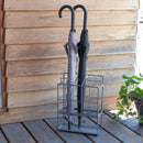 傘立て 傘たて 10本 収納 おしゃれ 家庭用 玄関 スチール ラック インダストリアル おしゃれ 無骨 アメリカン 事務所 店舗 オフィス 収納 【納期B】【lic-nit-0046】