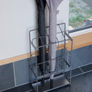 傘立て 傘たて 10本 収納 おしゃれ 家庭用 玄関 スチール ラック インダストリアル おしゃれ 無骨 アメリカン 事務所 店舗 オフィス 収納 【納期B】【lic-nit-0046】