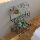 ラック 収納 棚 ワイヤー スチールラック 飾り台 置き場 観葉植物 シンプル おしゃれ インダストリアル 無骨 ハンキンググリーン対応 【納期B】【lic-nit-0047】