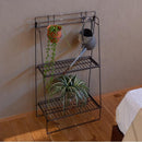 ラック 収納 棚 ワイヤー スチールラック 飾り台 置き場 観葉植物 シンプル おしゃれ インダストリアル 無骨 ハンキンググリーン対応 【納期B】【lic-nit-0047】