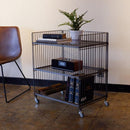 ワゴン スチールラック 収納棚 キャスターつき ワイヤー ワイド 幅広 3段 インダストリアル おしゃれ 鉄製 玄関 ランドリー収納 キッチン 【納期B】【lic-nit-0053】