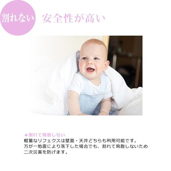 鏡 全身 大型 姿見 壁 フィルムミラー 割れない きれいに映る 軽い 軽量 日本製 安全 安心 防災 割れ防止 100×150cm おしゃれ リフェクス 【納期E】【lic-refex-011】
