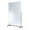 割れない鏡 スタンドミラー キャスター付き 姿見 大型 自立式 大きいサイズ ワイド 軽い 軽量 移動 フィルム 90×180cm リフェクス 日本製 【納期E】【lic-refex-015】