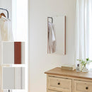 鏡 壁掛け おしゃれ 割れない ミラー 軽い 軽量 日本製 金具 フィルム リフェクス 安全 安心 きれいに映る フレーム 縁 枠 ブラウン ホワイト 白 木目 柄 REFEX 【納期E】【lic-refex-043】