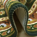 廊下用マット 廊下敷きカーペット 80×240cm アラベスク 柄 唐草模様 装飾 アラビア風 幾何学 抗菌 速乾 滑り止め すべり止め 日本製 おしゃれ 高級感 重厚感 【納期B】【lic-sas-010】