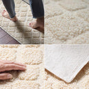 キッチンマット 45×240cm ロング 長い ワイド シンプル 北欧 おしゃれ 石畳風 南欧 コットン100% 滑り止め 洗濯機で 丸洗い 洗える 日本製 【納期B】【lic-sas-337】