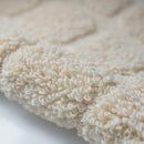 トイレマット ラグ 敷き物 シンプル おしゃれ 北欧 南欧 無地 石畳 デザイン タイル柄 コットン 綿100% すべり止め 洗濯機 丸洗い 日本製 【納期B】【lic-sas-338】