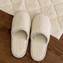 スリッパ トイレスリッパ 室内 屋内用 トイレ用 フリーサイズ シンプル おしゃれ 北欧 無地 コットン 綿100% 洗濯機 丸洗い 洗える 日本製 【納期B】【lic-sas-340】