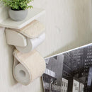 トイレットペーパーホルダーカバー シンプル おしゃれ 北欧 無地 アイボリー 2ロール 収納 コットン 綿100% 洗濯機 丸洗い 洗える 日本製 【納期B】【lic-sas-341】
