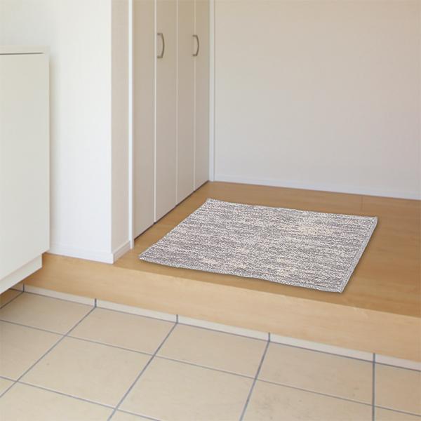 バスマット 50×70cm 玄関マット おしゃれ 北欧 滑りにくい 滑り止め ずれにくい ズレ防止 日本製 国産 床材 マット カーペット クッション性 厚み 【納期B】【lic-sas-362】