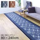 廊下用ロングカーペット 幅80cm 長さ240cm 廊下 カーペット 廊下敷き おしゃれ 北欧 滑りにくい 滑り止め ずれにくい 日本製 マット 玄関 抗菌 防臭 吸収速乾 【納期B】【lic-sas-381】