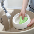 ペット用食器洗い スポンジ タオル クリーナー エサ入れ 餌 皿 ボウル 犬 猫 ネコ ヌメリ取り ぬめり 洗剤不要 掃除 安心 安全 日本製 【納期A】【lic-snk-0004】