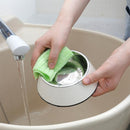 ペット用食器洗い スポンジ タオル クリーナー エサ入れ 餌 皿 ボウル 犬 猫 ネコ ヌメリ取り ぬめり 洗剤不要 掃除 安心 安全 日本製 【納期A】【lic-snk-0004】