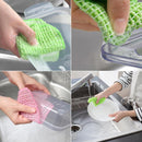 食器洗い タオル スポンジ 水だけ 速乾 シリコン対応 お皿 お茶碗 コップ 食器 容器 キッチン 掃除グッズ 手洗い 日本製 キッチンピカイチ 【納期A】【lic-snk-0005】