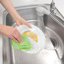 食器洗い タオル スポンジ 水だけ 速乾 シリコン対応 お皿 お茶碗 コップ 食器 容器 キッチン 掃除グッズ 手洗い 日本製 キッチンピカイチ 【納期A】【lic-snk-0005】