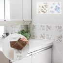 壁紙 汚れ防止 シート 黒ずみ 水はね 水滴 保護シート 洗面所 キッチン トイレ タオル掛け 壁 貼ってはがせる きれいに剥がせる おしゃれ 【納期A】【lic-snk-0008】