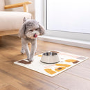 ランチョンマット ペット用 猫 ネコ 犬 イヌ 置くだけ 吸着 ずれない シート 撥水加工 エサ 餌 食べこぼし 床 汚れ防止 アンモニア消臭 洗える 洗濯機 日本製 【納期A】【lic-snk-0011】