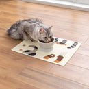 ランチョンマット ペット用 猫 ネコ 犬 イヌ 置くだけ 吸着 ずれない シート 撥水加工 エサ 餌 食べこぼし 床 汚れ防止 アンモニア消臭 洗える 洗濯機 日本製 【納期A】【lic-snk-0011】