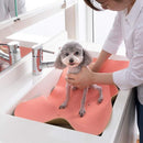 ペット用シャンプーマット 洗面台 お風呂場 洗い場 洗面所 クッション性 滑り止め すべり止め ズレ防止 ペット用品 洗浄 犬 猫 老犬 子犬 【納期A】【lic-snk-0015】