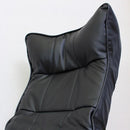 回転チェア リクライニングチェア フットレスト オットマン 折りたたみ ひじ掛け 肘付き 高座椅子 リビング 書斎 黒 高級感 【納期D】【lic-tan-118hf】