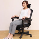 オフィスチェア メッシュ リクライニング 足置き オットマン 椅子 事務 パソコンチェア PCチェア ひじ掛け 肘付き 黒 ブラック ブルー 青 グリーン 緑 グレー 【納期D】【lic-tan-145】