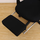 オフィスチェア メッシュ リクライニング 足置き オットマン 椅子 事務 パソコンチェア PCチェア ひじ掛け 肘付き 黒 ブラック ブルー 青 グリーン 緑 グレー 【納期D】【lic-tan-145】