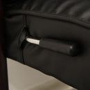 リクライニングチェア 一人用 折りたたみ 折り畳み 高座椅子 高齢者 リクライニング 椅子 足置き ひじ掛け 肘付き 一人掛け レザー 合成革 【納期D】【lic-tan-154】