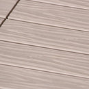 デッキパネル 木目 ウッド調デッキ 人工木 ウッドタイル 床材 フロアタイル DIY リフォーム 庭 ベランダ テラス 玄関 ジョイント 白 ホワイト 茶色 9枚セット 【納期D】【lic-tan-175-9】