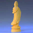 観音菩薩 仏像 観音 菩薩 ぼさつ 念珠観音菩薩 観音様 菩薩様 観音像 菩薩像 小さめ 小型 天然木 木製 【納期D】【lic-tan-183】