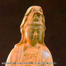 観音菩薩 仏像 観音 菩薩 ぼさつ 念珠観音菩薩 観音様 菩薩様 観音像 菩薩像 小さめ 小型 天然木 木製 【納期D】【lic-tan-183】