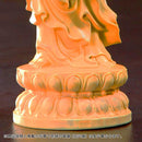 観音菩薩 仏像 観音 菩薩 ぼさつ 念珠観音菩薩 観音様 菩薩様 観音像 菩薩像 小さめ 小型 天然木 木製 【納期D】【lic-tan-183】