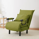 ソファベッド おしゃれ コンパクト 1人用 一人掛け ソファーベッド ソファベット 座椅子 ひじ掛け 肘付き ブラウン 茶色 ネイビー 紺色 グリーン 緑 ピンク 【納期D】【lic-tan-185】