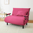 ソファベッド おしゃれ ワイド 幅広 サイズ 1人用 一人掛け ソファーベッド 座椅子 ひじ掛け 肘付き ブラウン 茶色 ネイビー 紺色 グリーン 緑 ピンク 【納期D】【lic-tan-186】