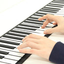 ロールピアノ 88鍵盤 持ち運び 簡単 携帯 簡易 電子ピアノ 音楽 楽器 演奏 シリコン製 初心者 練習 電池式 コンパクト ロールアップピアノ 【納期D】【lic-tan-189-88】