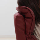 座椅子 回転 回転式 リクライニング チェア ハイバック 肘掛付き ひじ掛け 跳ね上げ 高級感 革 レザー 黒 ブラック レッド 赤 フロアチェア ヘッドレスト 【納期D】【lic-tan-199】