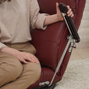 座椅子 回転 回転式 リクライニング チェア ハイバック 肘掛付き ひじ掛け 跳ね上げ 高級感 革 レザー 黒 ブラック レッド 赤 フロアチェア ヘッドレスト 【納期D】【lic-tan-199】