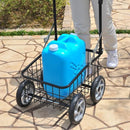 カート 4輪 キャリーワゴン キャリーカート 農作業 園芸 ガーデニング 買い物 折りたたみ 折り畳みカート 収納 コンパクト アウトドア 【納期D】【lic-tan-565】