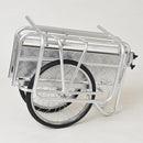 アルミリヤカー 小型 台車 運搬 折り畳み タイヤ 20インチ ミニ 折りたたみ 折り畳み 園芸 農作業 アウトドア キャンプ ノーパンクタイヤ 【納期D】【lic-tan-584】